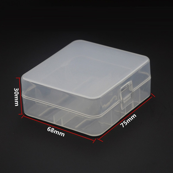 26650 Battery Case Holder Box Container Protector Cover For 2 X 26650 rechargeable li-ion Batteries PP 26650 Battery Storage Boxes Organizer