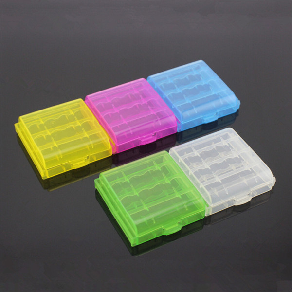 Free Shipping 5 Colors Option Plastic Battery Case Storage Box for  14500 10440 Battery Protect Box