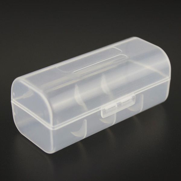 hard Plastic 26650 Battery Box Protective Case Holder Transparent battery Holder Organizer For 1 X 26650 Rechargeable Battery Storage Boxes