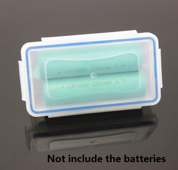 Waterproof 18650 Battery Storage Box Hard Plastic Protective Case 16340 Transparent Battery Holder Organizer Case Box 18650 Protector Case