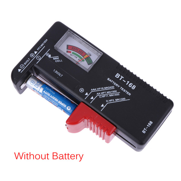 Battery Tester Universal Electronic Battery Checker for  9V Button Cell Multi Size Volt Meter Measuring Tool BT168