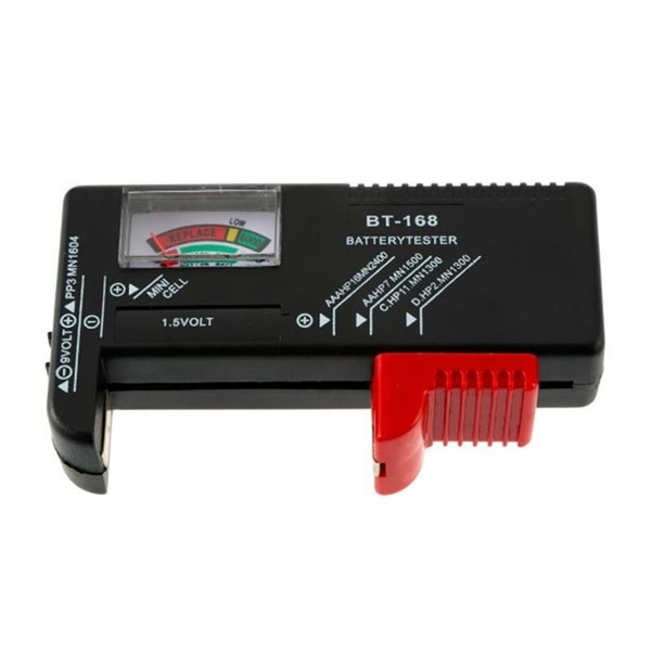 BT-168 Universal Button Battery Checker Tester Cell Multi Size Volt Meter Measuring Tool BT168 Pointer display Checker