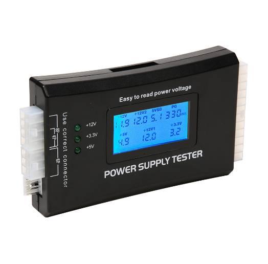 Digital LCD Display PC Computer 20/24 Pin Power Supply Tester Checker Power Measuring Diagnostic Tester Tools #LO