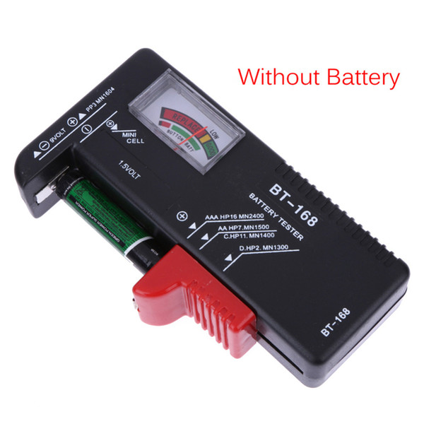 BT168 Universal Digital Battery Tester Electronic Battery Volt Checker for  9V Button Cell Multi Size Voltage Meter