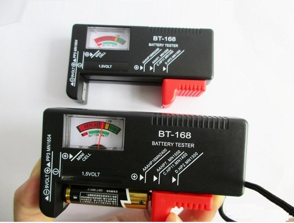 BT-168 Universal Battery Tester Checker for 9V/ / C / D / N 1.5V Button Cell Batteries Top quality DHL free