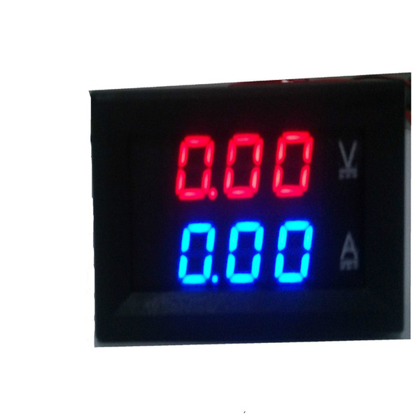 DC Dual Ammeter Volt Meter 0.28 Inch Lcd Display Digital Meter Battery Testers for Cars Electric Vechiles GNEA048