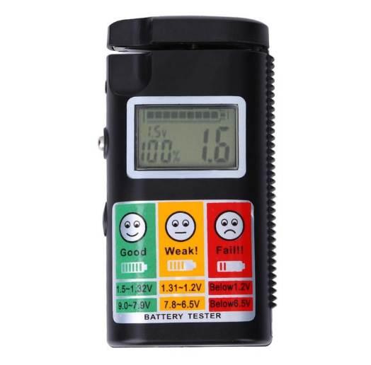 BT-568 Digital Multifunction LCD Display 0-9V  R1 LR1 R03 LR03 R6C Battery Checker