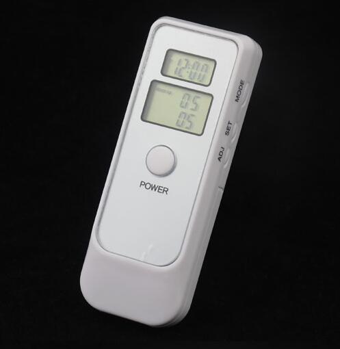 200pcs/lot # 5 in 1 Alcohol Tester Digital Breath Analyzer LCD Breathalyzer LCD Display White Free Shipping 0001