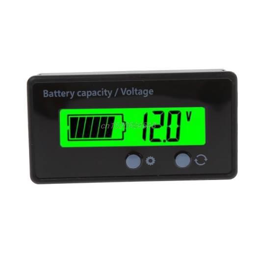 8-70V LCD Acid Lead Lithium Battery Capacity Indicator Voltmeter Voltage Battery Testers Tools R08 Drop ship