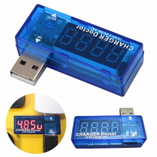 Wholesale KWS-02 USB Charger Power Bank Meter Voltage Current Capacity Battery Tester LED Power Doctor Meter Voltmeter Ammeter Tester