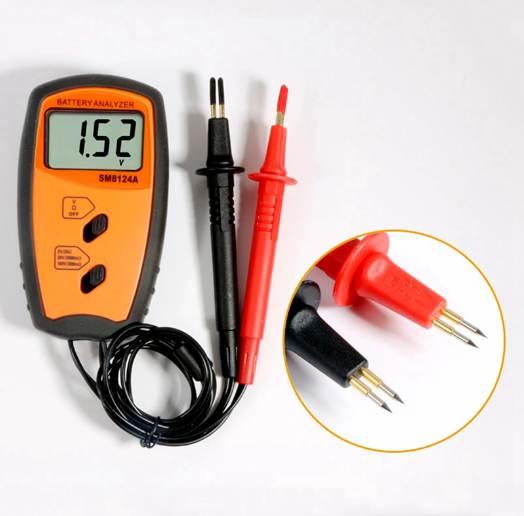 SM8124A Battery Impedance Meter Vehicle Rechargeable Lithium-ion nickel-hydroxide internal battery resistance Tester Voltmeter