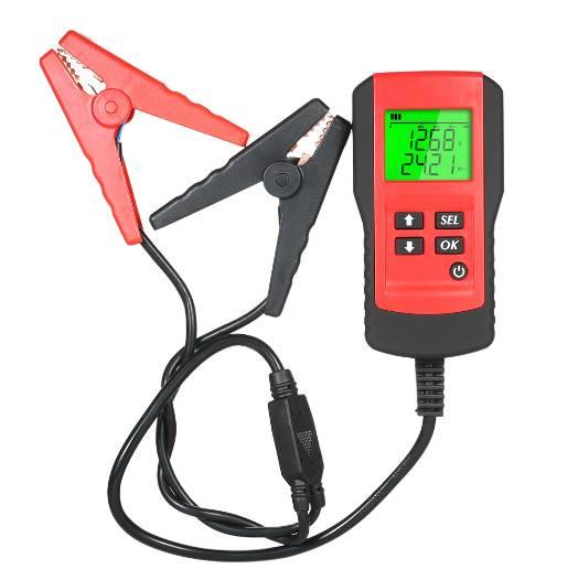 12V Accurate Vehicle Car Battery Tester Lead Acid Battery Analyzer Diagnostic Tool CCA With Digital Battery Analyzer LCD Display