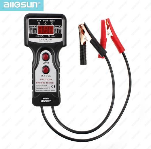 All-Sun EM577 12V CCA Digital Automotive / Car Battery Tester for ColdTemperature Battery Load Charging Voltage Starter Motor