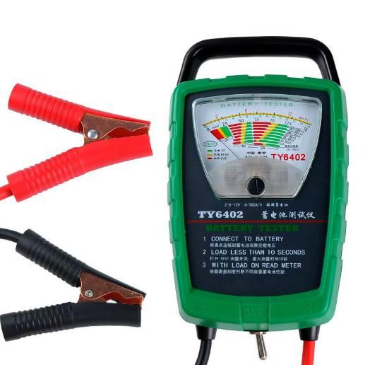 TY6402 500A 2V 6V 12V Automotive/ Car Battery Tester/ Alternator/ Cranking Check Easy to Use