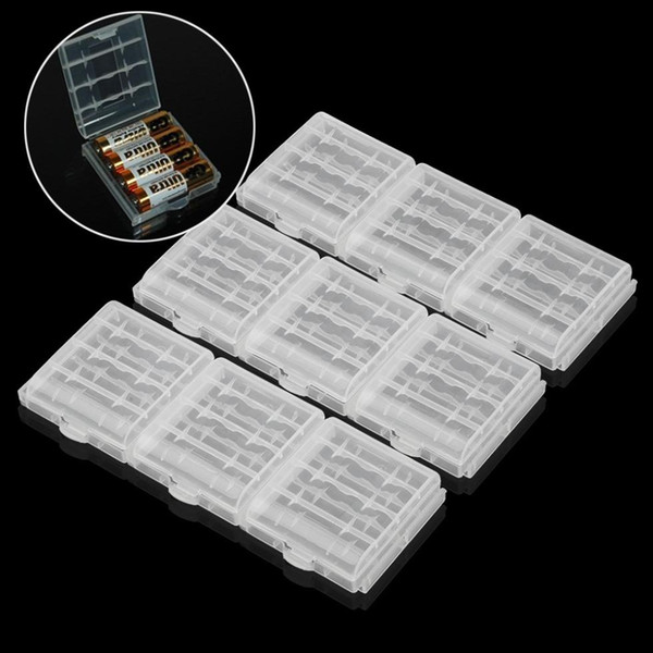 8pcs AA batteries case AA power sell Plastic  battery storage box bag holder Hard Case Battery Holder <$15 no track