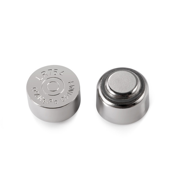 1.5V AG5 LR754 Hg 0% alkaline type button cell coin battery for watch, medical devices