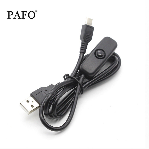 Raspberry Pi USB to Micro USB with ON/OFF Switch Charger Power Cable for Android Raspberry Pi 2/B/B+ Banana PI Easy Start