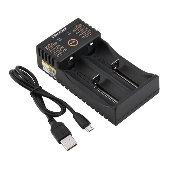 LiitoKala Lii-202 18650 Battery Charger For 26650 16340 RCR123 14500 LiFePO4 1.2V Ni-MH Ni-Cd Rechareable Battery