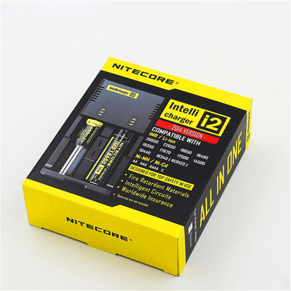 Nitecore i2 Universal Intelli charger Multi Function Charger for 18650 14500 16340 26650 Battery E cig