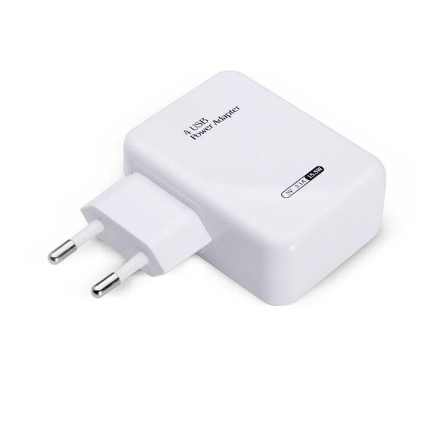 2017 New 3.1A 15W High Speed 4 Port USB Wall Charger Portable Travel Charger Power Adapter with Folding Plug