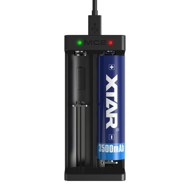 Xtar MC2 Double Slots Battery Charger for Home Use