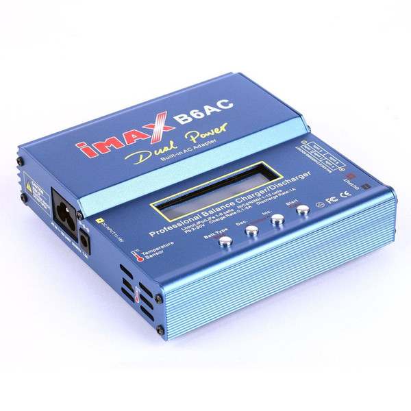 New iMAX B6 AC B6AC Lipo NiMH 3S/4S/5S RC Battery Balance Charger + EU/US/UK/AU plug power supply wire free shipping