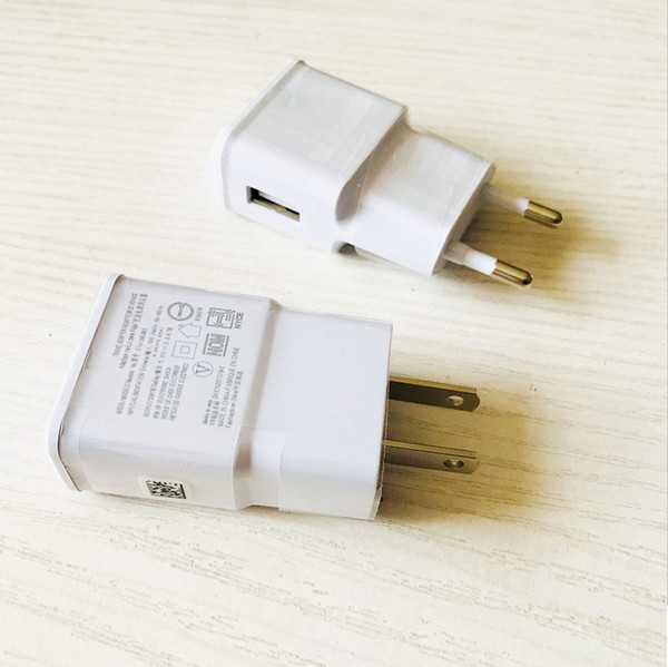 Travel Wall Charger Fast Charger 5V 2A US Or EU UK Plug Type Phone Chargers Free shipping