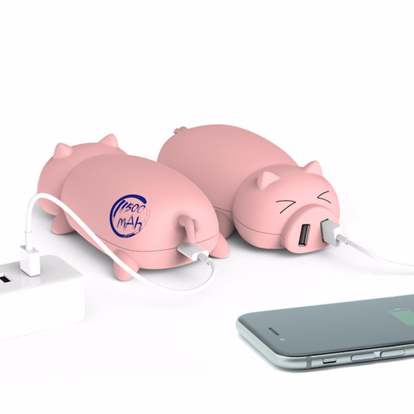 Wholesale Top quality Little Piggy lovely Power Bank 11500mAh Cartoon Pig Shaped Power Portable Battery Charger for iPhone/iPad/Smart phones