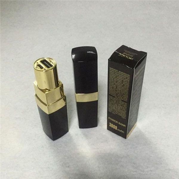 HOT 3000mAh Power Bank New Lipstick Mobile Power Small Portable Mobile Power Cool Gift Chargers