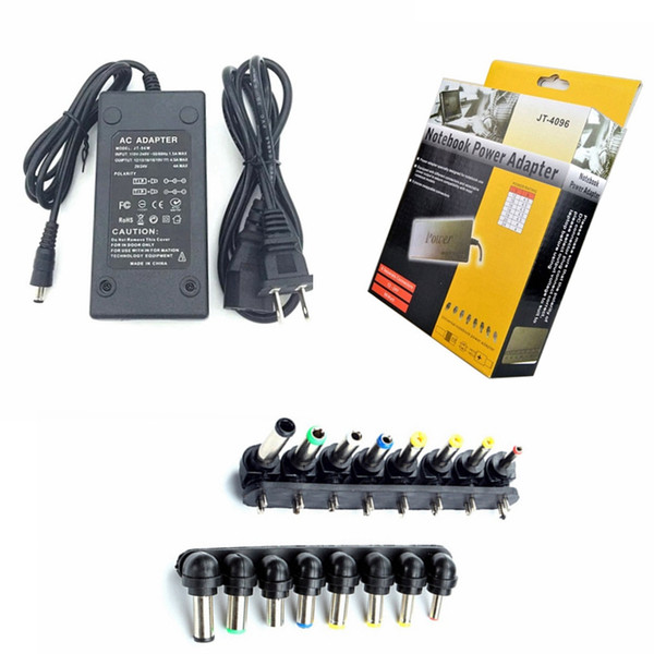 Free Shipping Hot Universal 96W Laptop Notebook 15V-24V AC Charger Power Adapter With 8 Detachable Connectors Voltage Adjustable