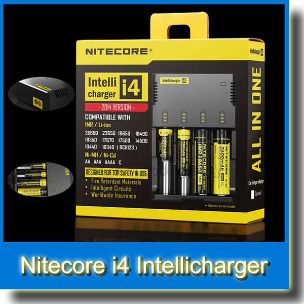 Nitecore i4 Universal Charger Nitecore Intellichargeri4 Li-ion/Ni-MH/Cd 18650 18500 Battery Charger