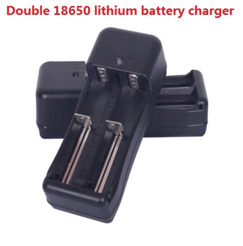 18650 charger double slot charger US regulation 4.2V full self-stop 14500 18650 dual charge universal charger