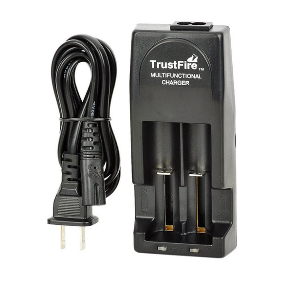 Free DHL,3V-3.6V voltage TrustFire 001 TR001 Lithium Battery Charger for 14500 16340 18500 18650 Battery EU/US Plug