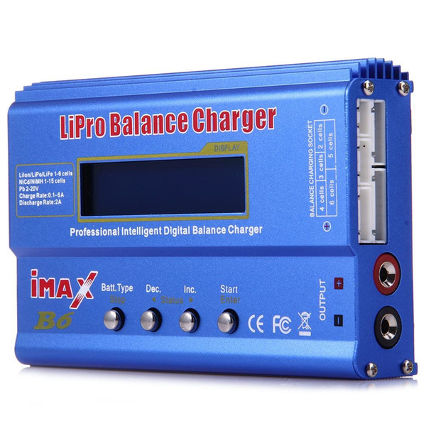 iMAX B6 LCD Screen Digital RC Lipo NiMh Battery Balance Charger / Discharge Charger for Lion LiPo LiFe