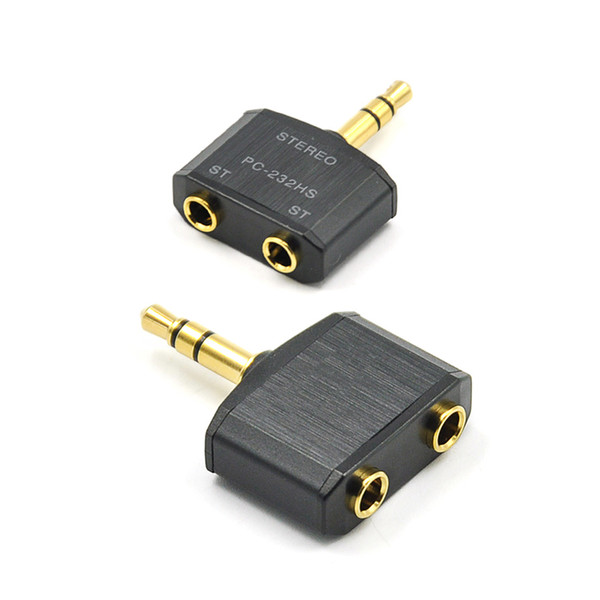 For Sony 3.5mm Male to Dual 2x3.5mm Female Stereo mini Jack Y Splitter Audio Adapter