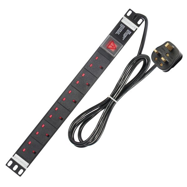 Purchase and flourishing Gowone British standard PDU cabinets outlet 1 u hk strips with switch power strip lug plate industry 13 a six light