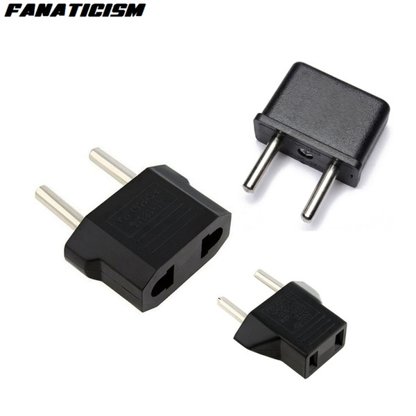 Fanaticism Universal Charger AC Electrical Power Plug Adaptador Converter European Travel US To EU Plug Adapter Transfer plug 100 pcs/lot