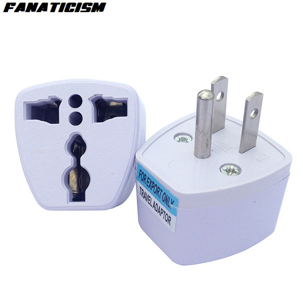 Fanaticism Top Quality AC Power Travel Charger Converter Electrical Plug Adaptor Socket Universal UK AU EU To US Plug Adapter