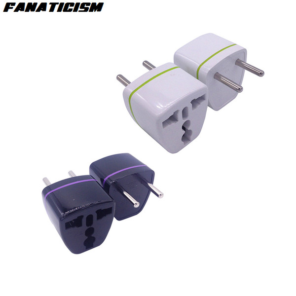 Fanaticism CE ROHS Universal UK US AU To RU KR EU Plug Adapter European Travel AC Power Electrical Plug Adaptor Socket Converter