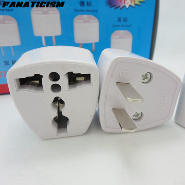 Fanaticism International Universal UK AU EU To US Plug Adapter Converter USA Travel AC Power Electrical Plug Adaptor Convert