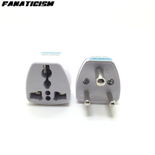 Fanaticism AU EU UK US To ZA IN NP Plug Adapter Socket Converter Universal South Africa Travel AC Power Electrical Plug Adaptor