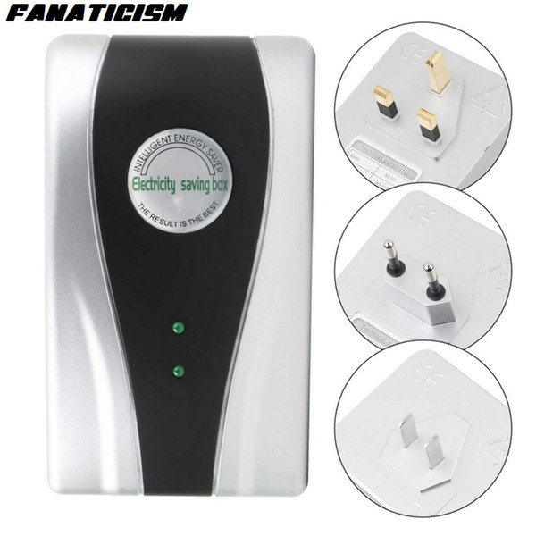 Fanaticism Top Quality Energy Saver With Capacitor 90V-250V 30KW Power Electricity Saving Box EU/US/UK Plug ahorrador de corriente