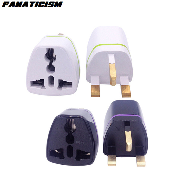 Fanaticism High Quality CE ROHS AC Power Electrical Plug Adaptor Universal AU EU US To UK Plug Adapter UK Travel Charger Converter