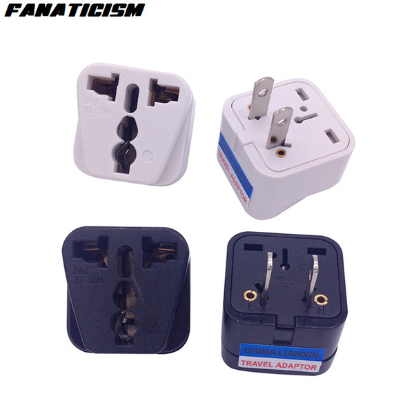 Fanaticism Top Quality CE Universal USA AC Power Electrical Plug Adaptor Socket UK AU EU To US Plug Travel Adapter Converter