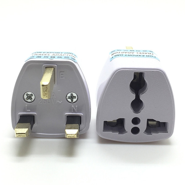 Universal EU US AU to UK AC Travel Power Plug Charger Adapter Converter Travel Free Shipping