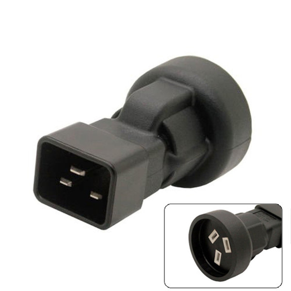 100pcs UPS PDU Power adapter Cord Lead IEC 320 C20 to SAA Australia Female Extension power Adapter