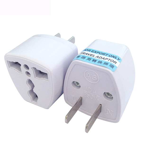 Universal Travel Adapter EU US AU to UK AC Travel Power Plug Charger Adapter Converter 250V 10A Socket Converter White 315