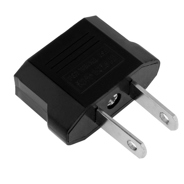 Black US Travel Plug Adapter CHA_070