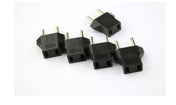 Hot Selling!US USA to EU Euro Europe Power Jack Wall Plug Converter Travel Adapter 100PCS free shipping OTH265