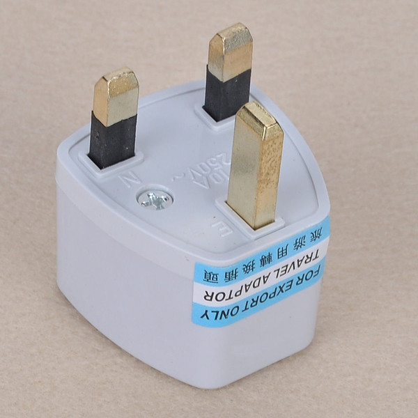 100pcs/lot Universal US / AU / EU to UK AC Power Plug Travel Adapter England UK Plug Free DHL FEDEX Shipping